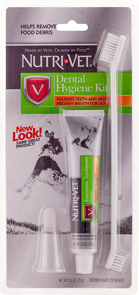 Nutri-Vet Oral Hygiene Kit For Dogs 061627